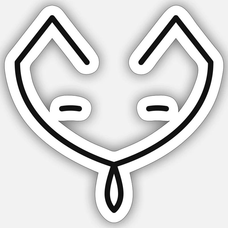 Sticker Größe S (10 x 10 cm) - 