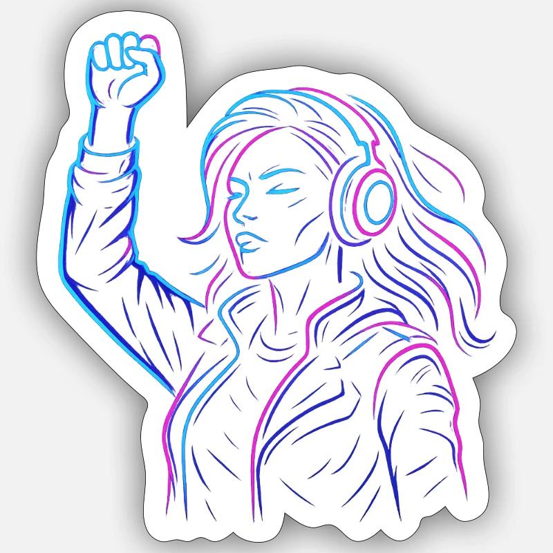 Sticker taille S (10 x 10 cm) - 