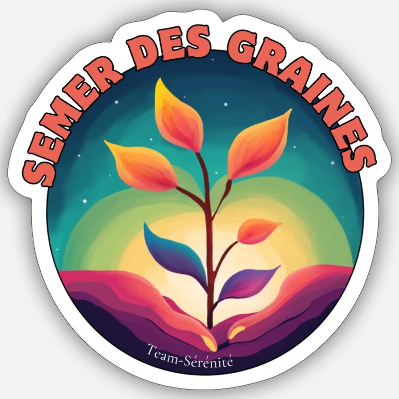 Sticker taille S (10 x 10 cm) - 