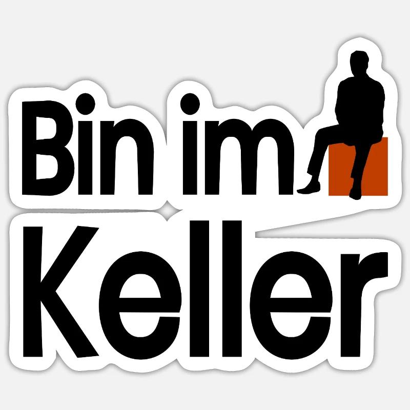 Cellar - Sticker size S (10 x 10 cm) - white matte
