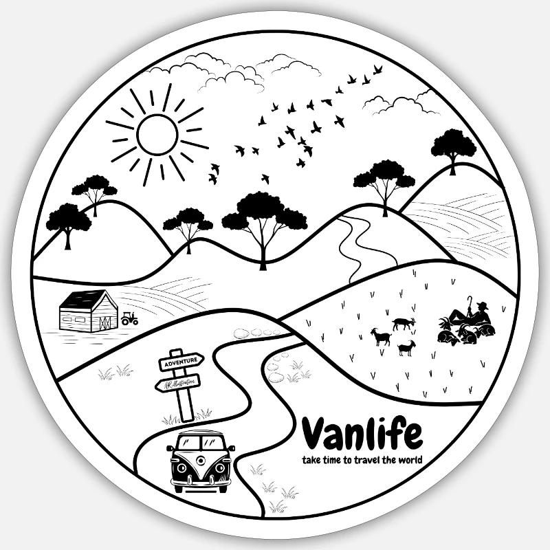 Sticker Größe S (10 x 10 cm) - 