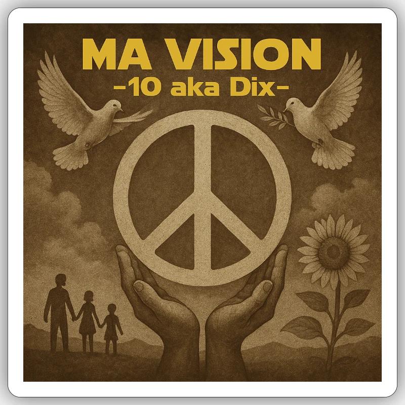 Sticker taille S (10 x 10 cm) - 