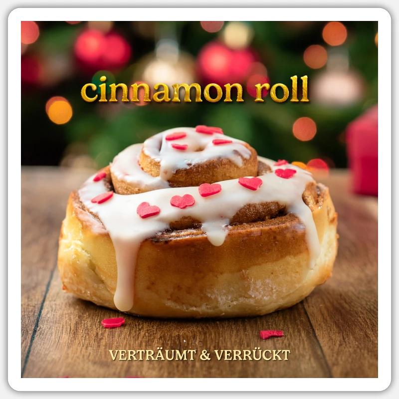 Cinnamon roll "cinnamon roll" Dreamy & Crazy Sticker size S (10 x 10 cm)