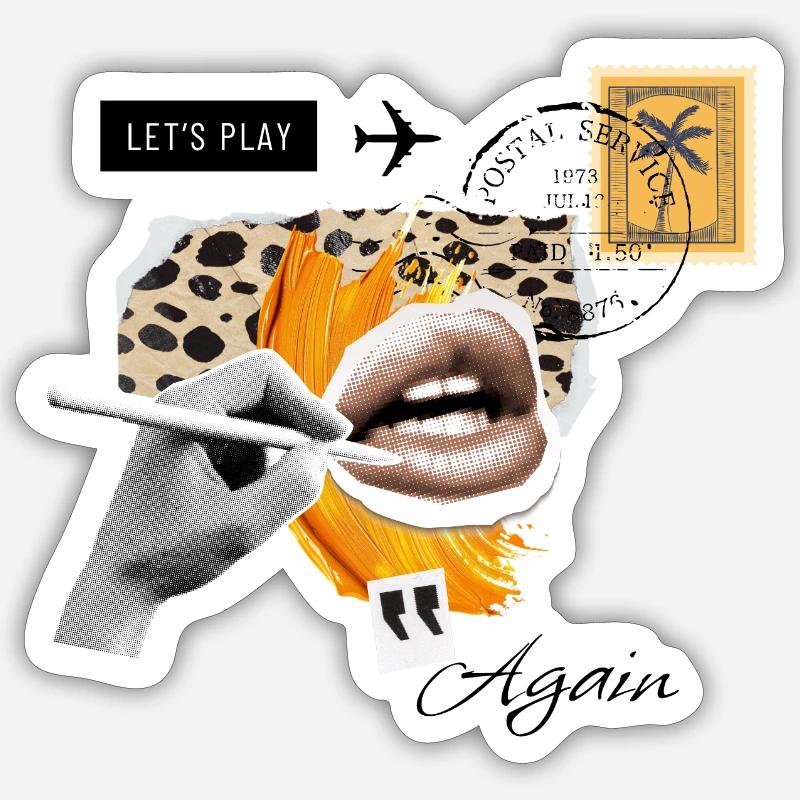Sticker Größe S (10 x 10 cm) - 