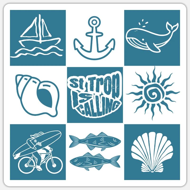 Sticker Größe S (10 x 10 cm) - 