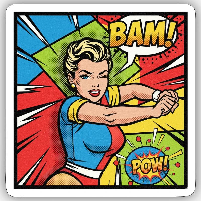 Sticker Größe S (10 x 10 cm) - 