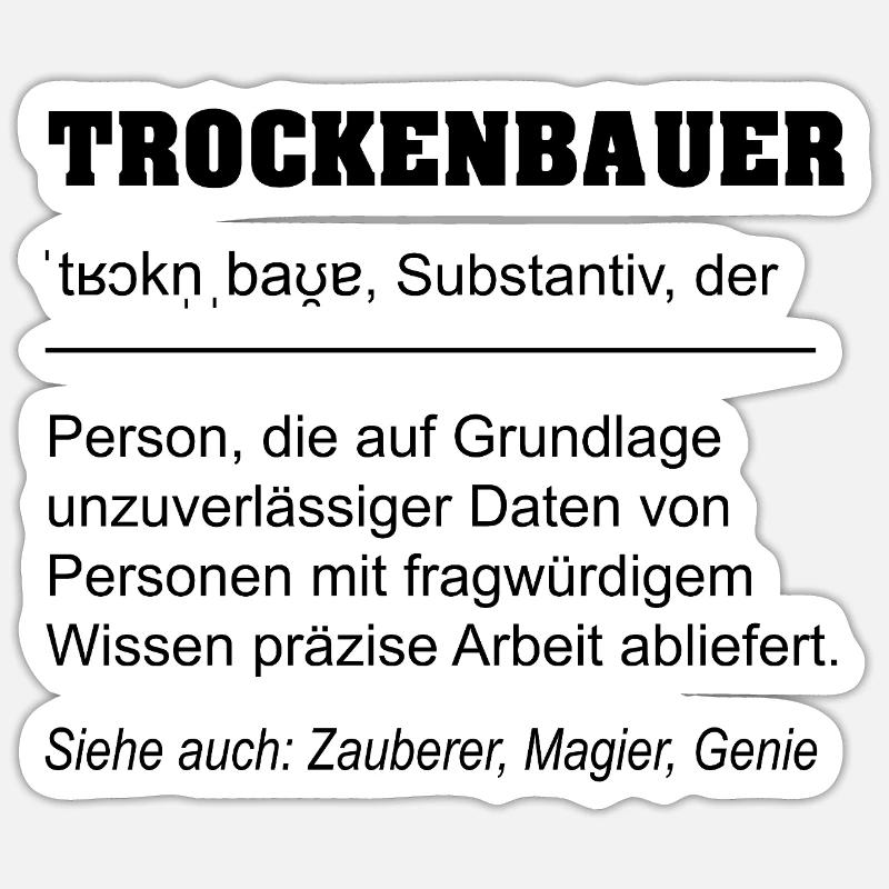 Sticker Größe S (10 x 10 cm) - 