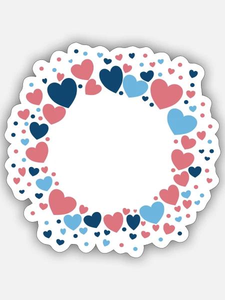 - Sticker Größe S (10 x 10 cm) - Mattweiß