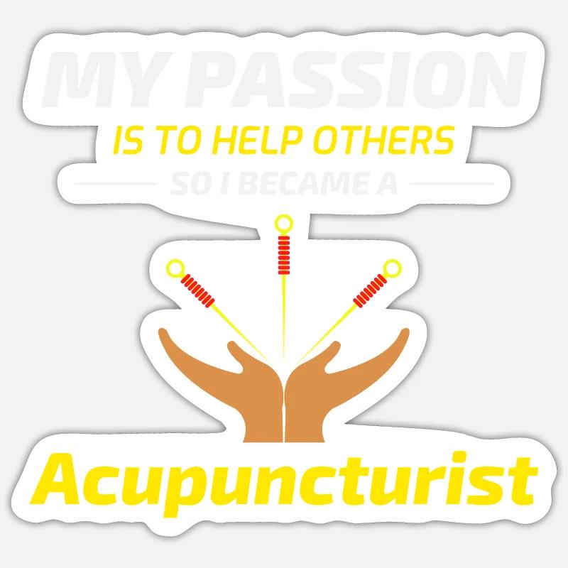 Licensed TCM Practitioner Expert Dedicated  Sticker size S (10 x 10 cm)