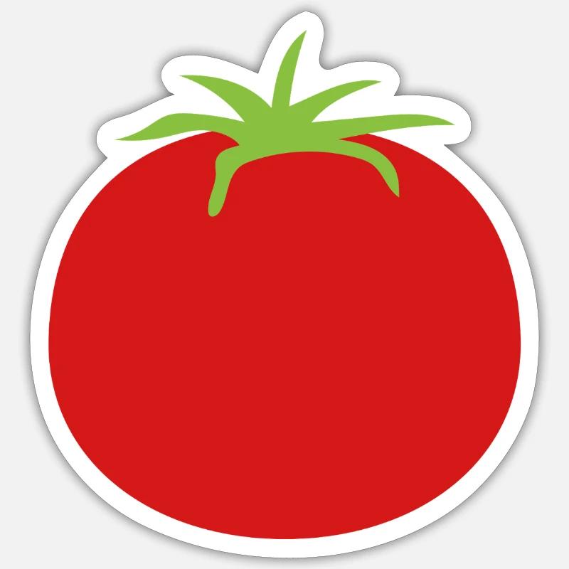 Tomate Sticker Größe S (10 x 10 cm)