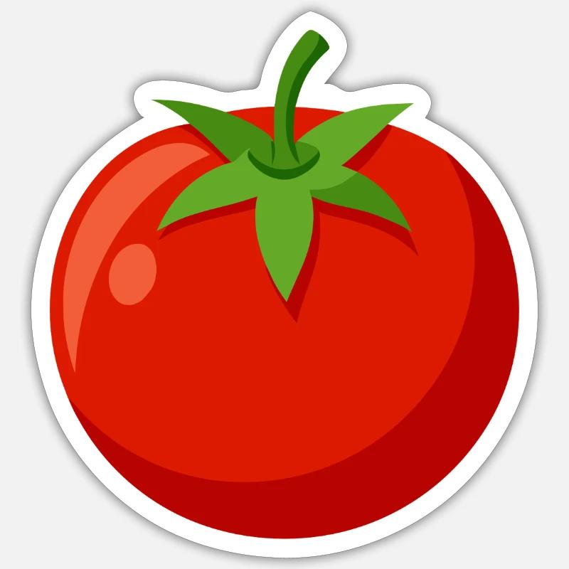 Tomate Sticker Größe S (10 x 10 cm)