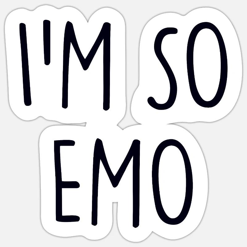 L’emo Sticker taille S (10 x 10 cm)