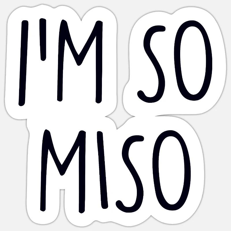 miso Sticker size S (10 x 10 cm)