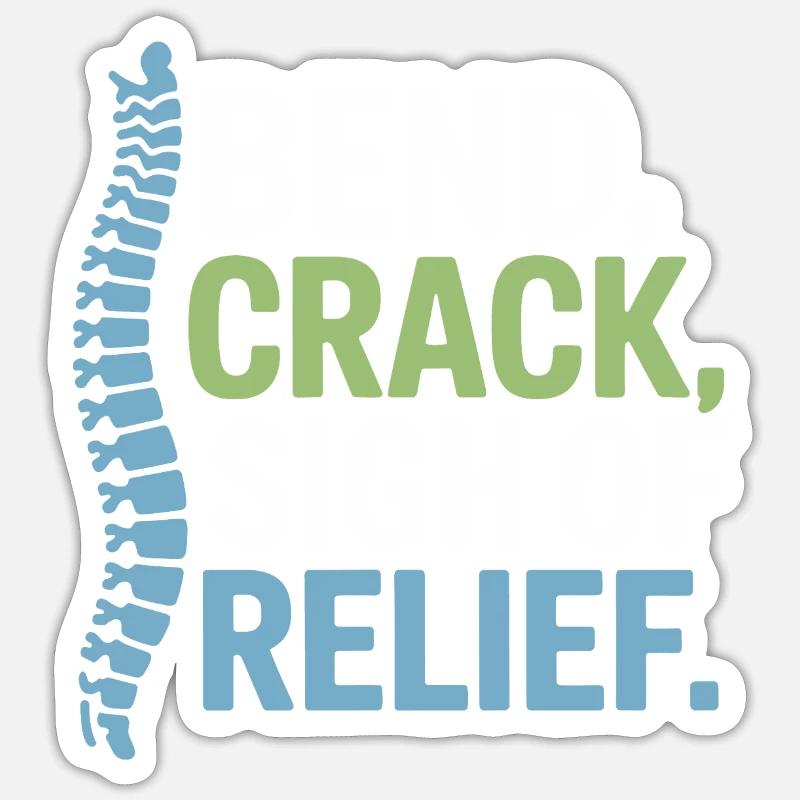 Chiropractor Spinal Alignment Is Everything - Sticker size S (10 x 10 cm) - white matte