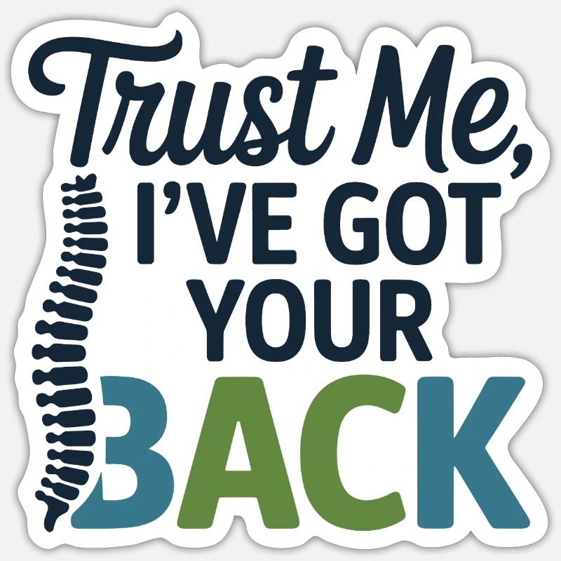 Licensed DC Professional Spinal Alignment  - Sticker size S (10 x 10 cm) - white matte