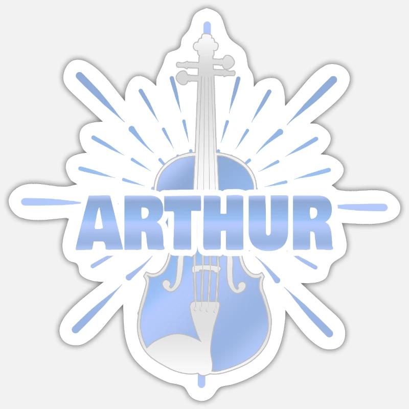 Arthur Sticker size S (10 x 10 cm)