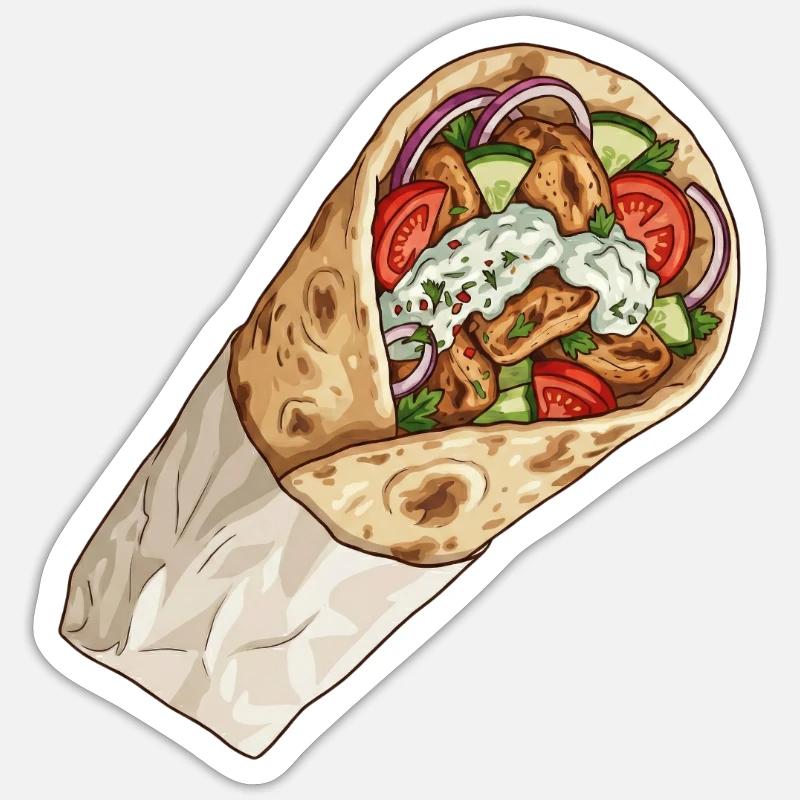 Conception des gyroscopes - Sticker taille S (10 x 10 cm) - blanc mat