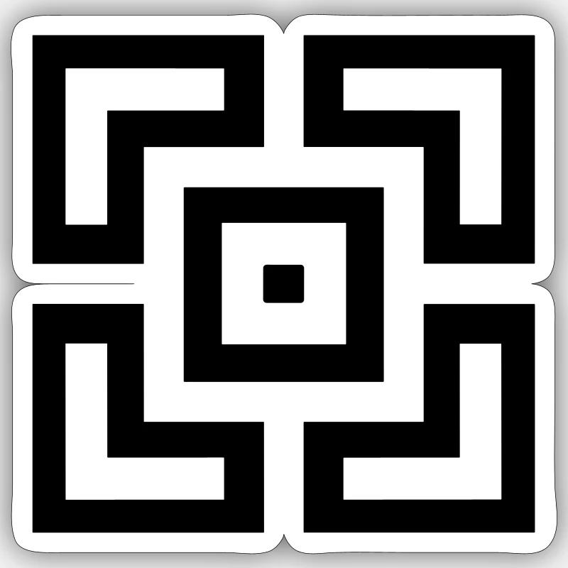 Sticker Größe S (10 x 10 cm) - 