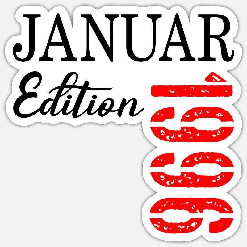 31e anniversaire - janvier 1996 - Sticker taille S (10 x 10 cm) - blanc mat