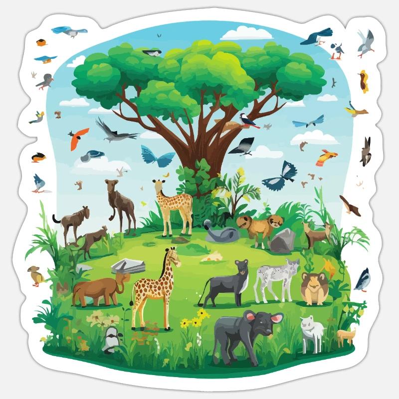 Sticker Größe S (10 x 10 cm) - 
