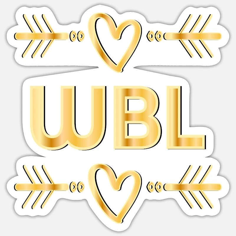 Stationsleitung WBL Wohnbereichsleitung - Sticker Größe S (10 x 10 cm) - Mattweiß