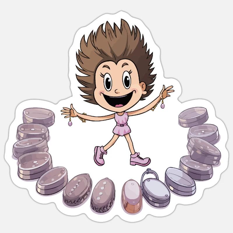 Sticker taille S (10 x 10 cm) - 