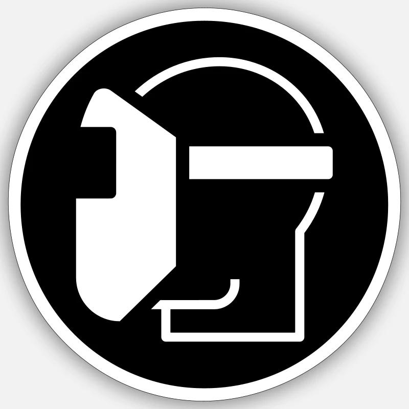 Sticker Größe S (10 x 10 cm) - 