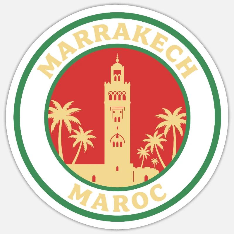 Marrakech Morocco Moroccan Moroccan Sticker size S (10 x 10 cm)
