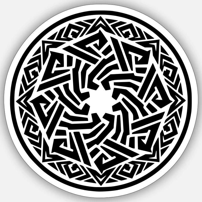 NoxstyllT4 - Sticker taille S (10 x 10 cm) - blanc mat