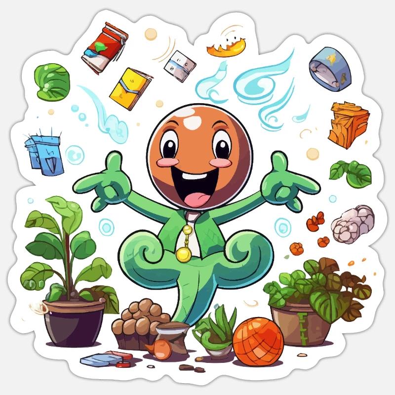 Sticker Größe S (10 x 10 cm) - 