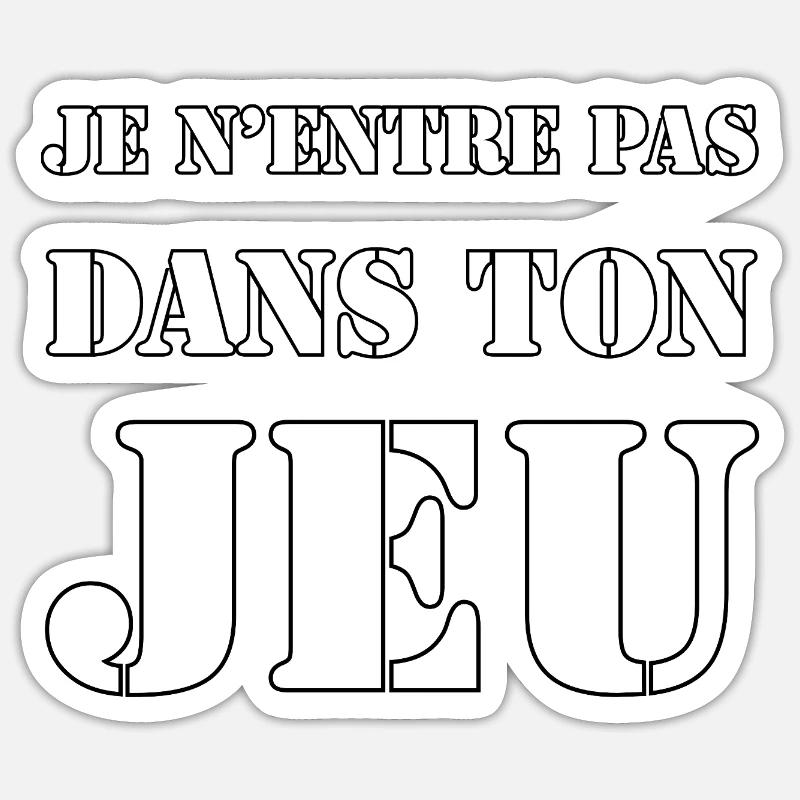 Sticker taille S (10 x 10 cm) - 