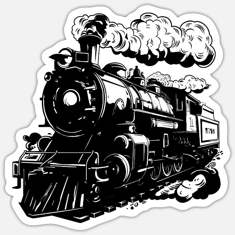 Train Sticker size S (10 x 10 cm)
