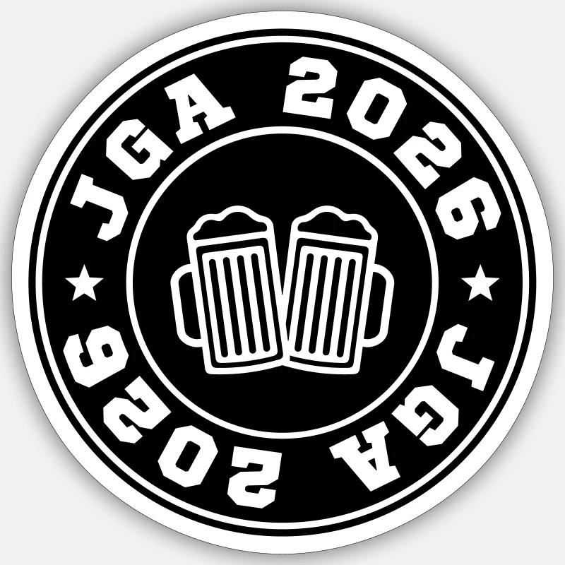 JGA 2026 Sticker taille S (10 x 10 cm)