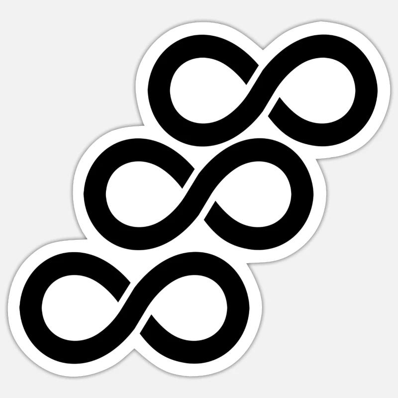 Infinity Sticker size S (10 x 10 cm)