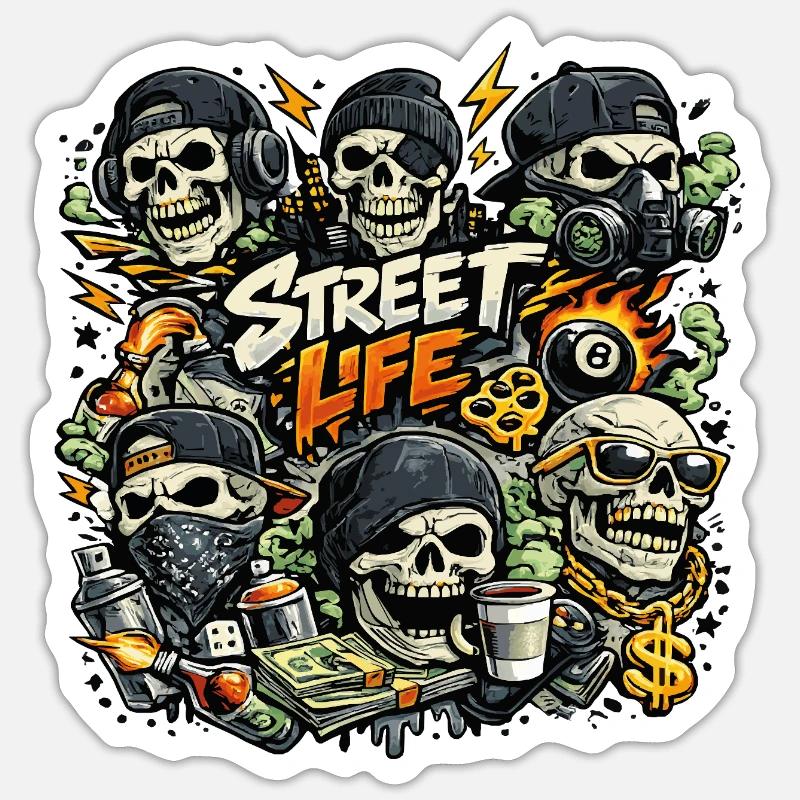 Sticker Größe S (10 x 10 cm) - 