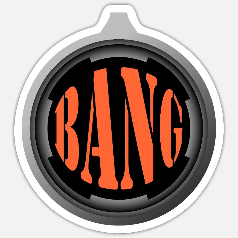 Bang – Explosive Comic Style Sticker size S (10 x 10 cm)