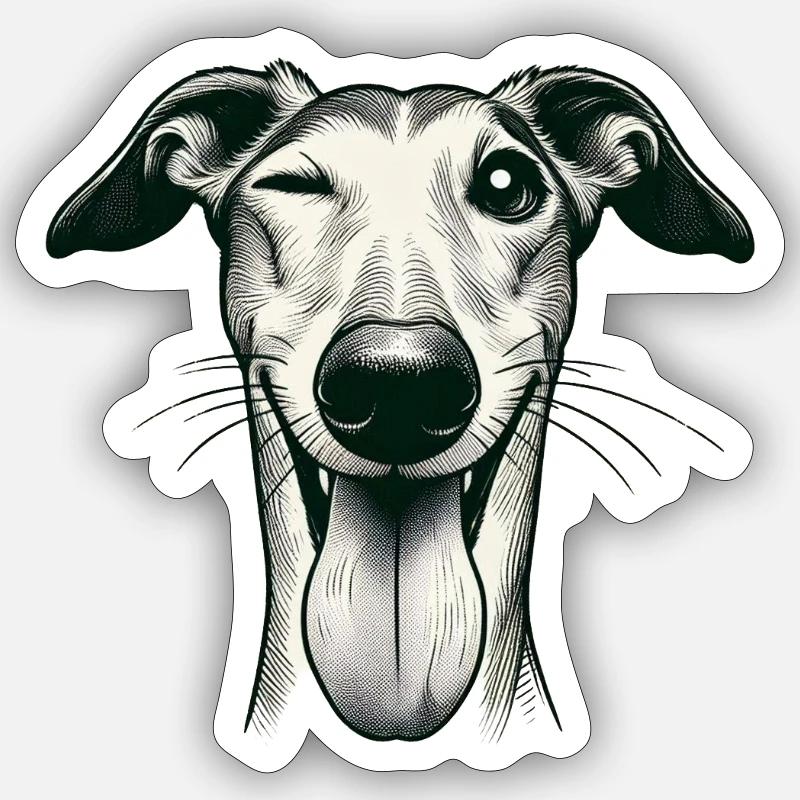 ;oP - Sticker taille S (10 x 10 cm) - blanc mat