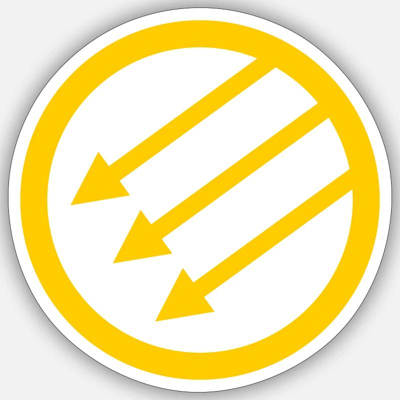 Iron Front / Eiserne Front / Järnfronten Sticker size S (10 x 10 cm)