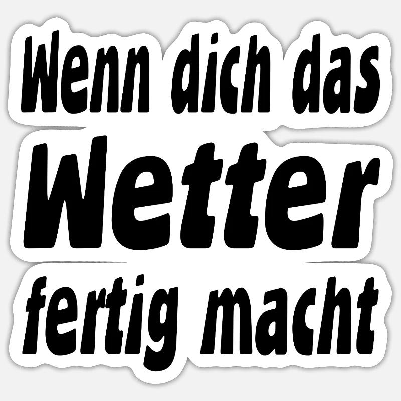 Temps - Sticker taille S (10 x 10 cm) - blanc mat