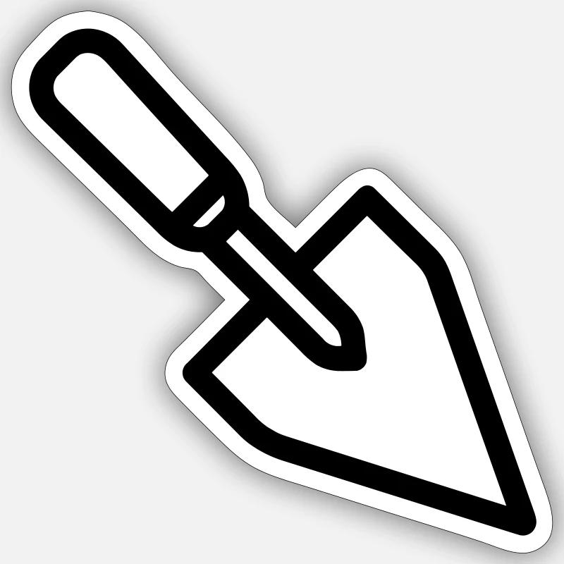 Kelle - Sticker Größe S (10 x 10 cm) - Mattweiß