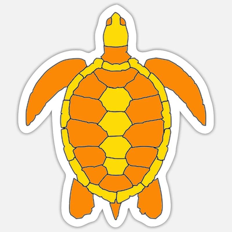 Turtle Sticker size S (10 x 10 cm)