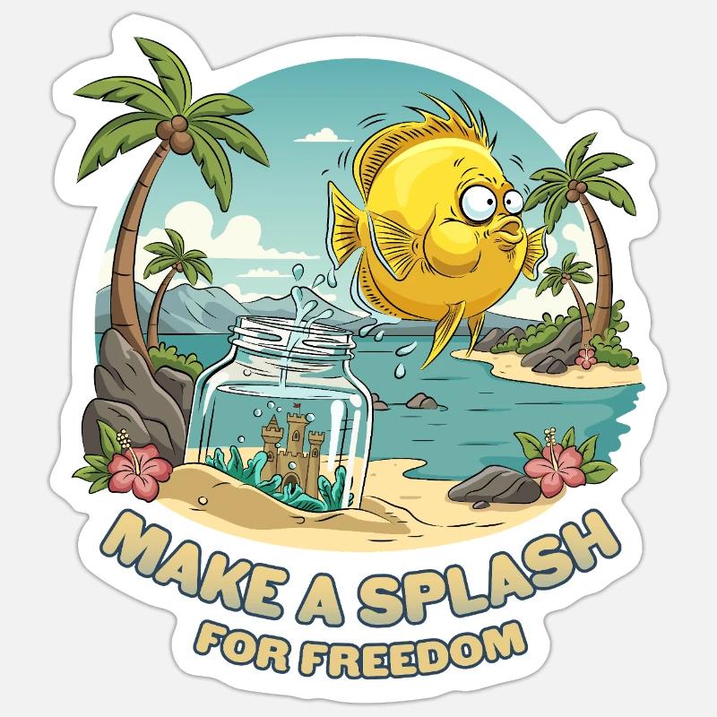 Sticker taille S (10 x 10 cm) - 