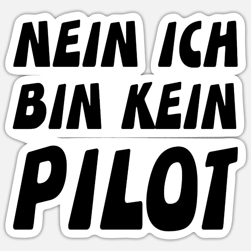 Pilot Sticker Größe S (10 x 10 cm)