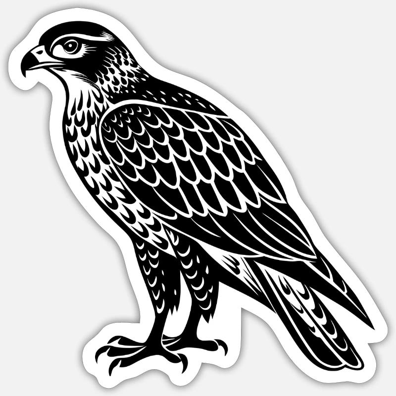 Rapace - Sticker taille S (10 x 10 cm) - blanc mat
