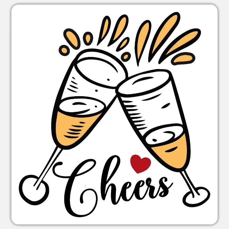 Sticker størrelse S (10 x 10 cm) - 