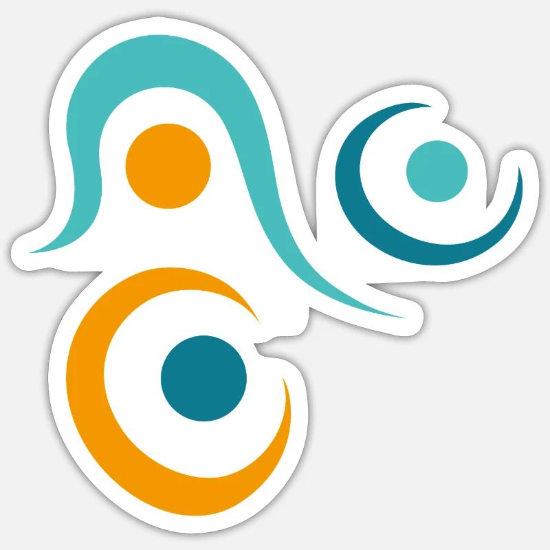 Sticker Größe S (10 x 10 cm) - 