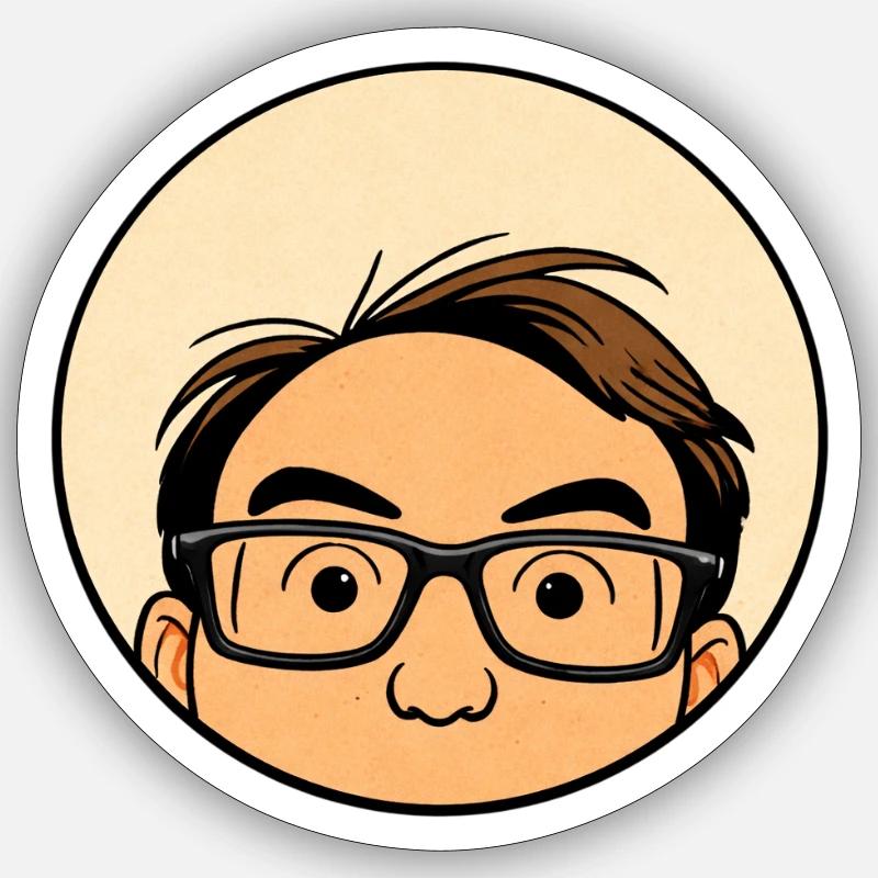 Felix does something Sticker size S (10 x 10 cm)