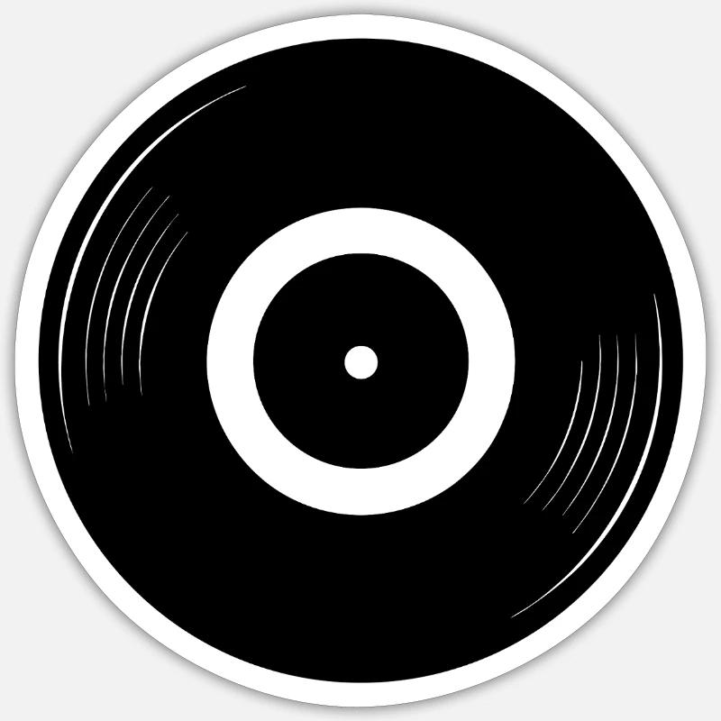 Vinyle - Sticker taille S (10 x 10 cm) - blanc mat
