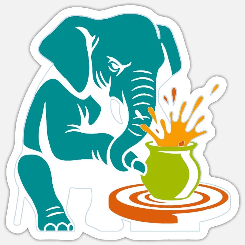 Trunk Master - Glaze Anarchy Sticker size S (10 x 10 cm)