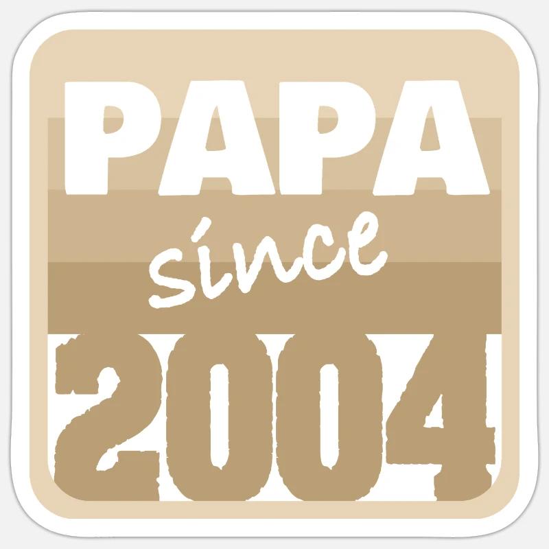 2004 - Sticker taille S (10 x 10 cm) - blanc mat